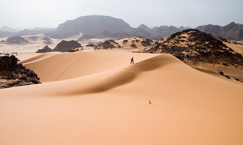 Vento Sul traz areia do Norte de África